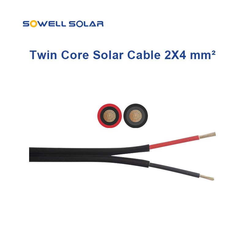 双芯光伏电缆 2*4mm2 Solar PV Cable